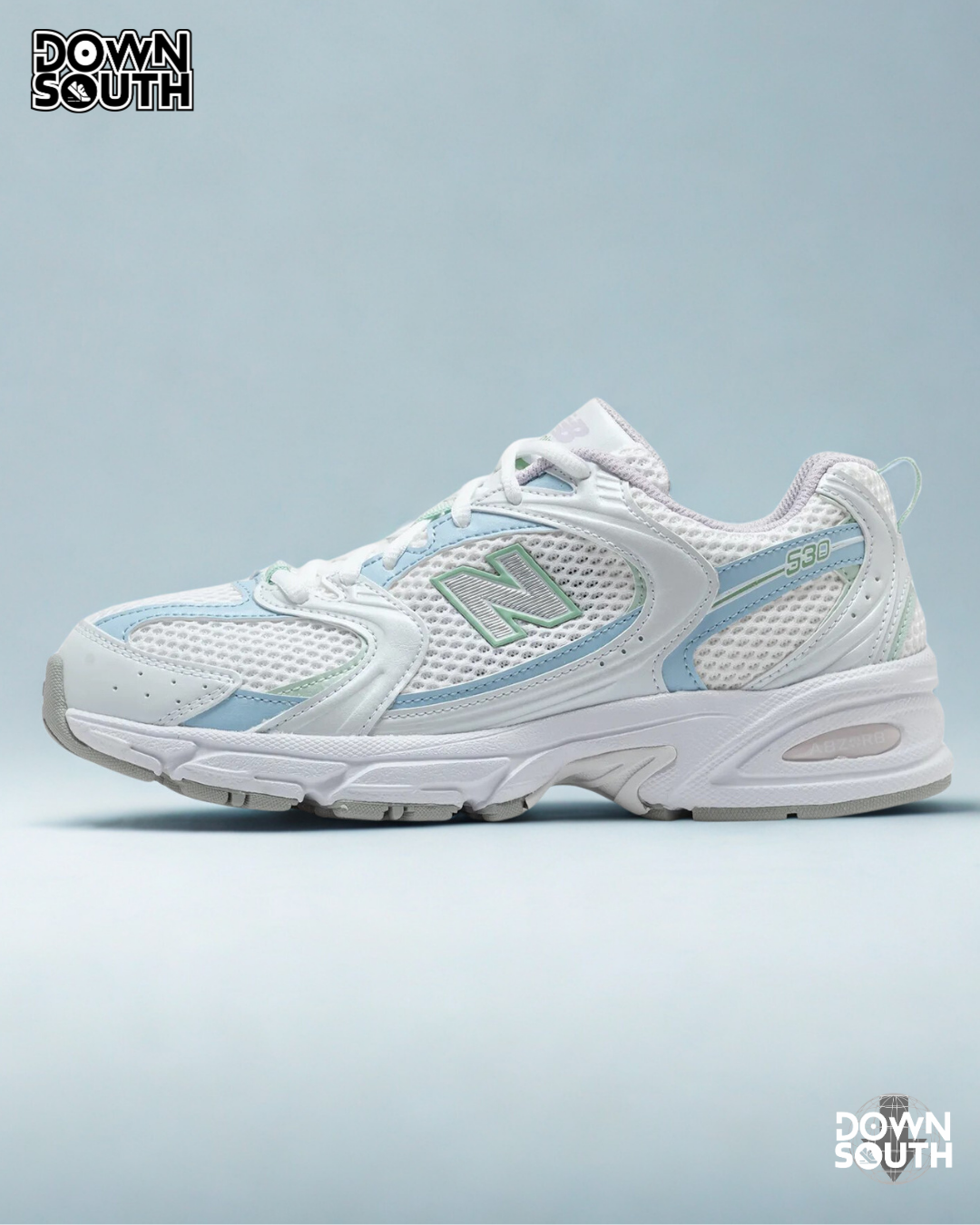 New Balance 530 'White Light Chrome Blue'